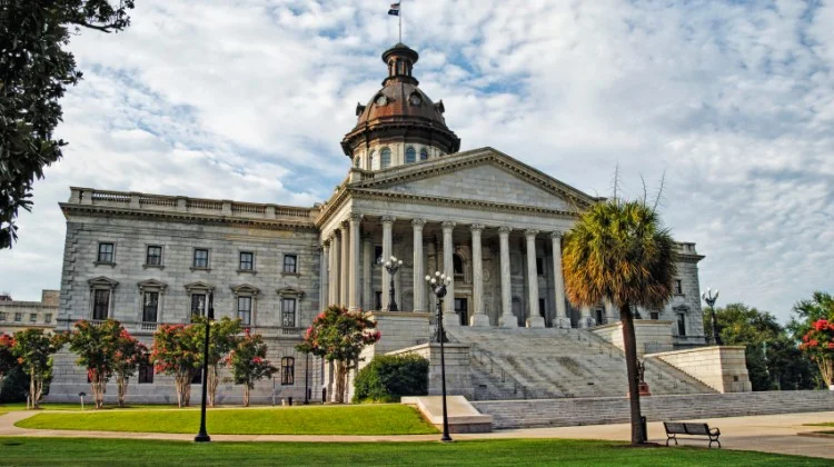 The beautiful SC State House--one perk of many here in Columbia.