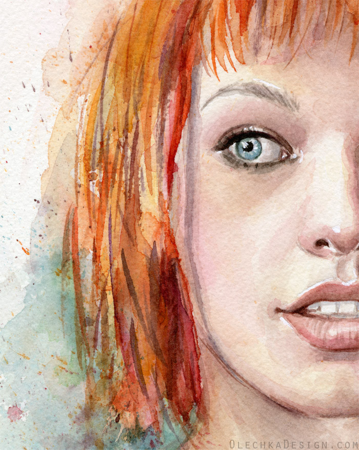 leeloo portrait