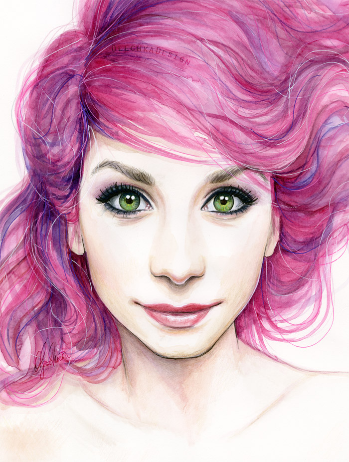 Magenta Hair