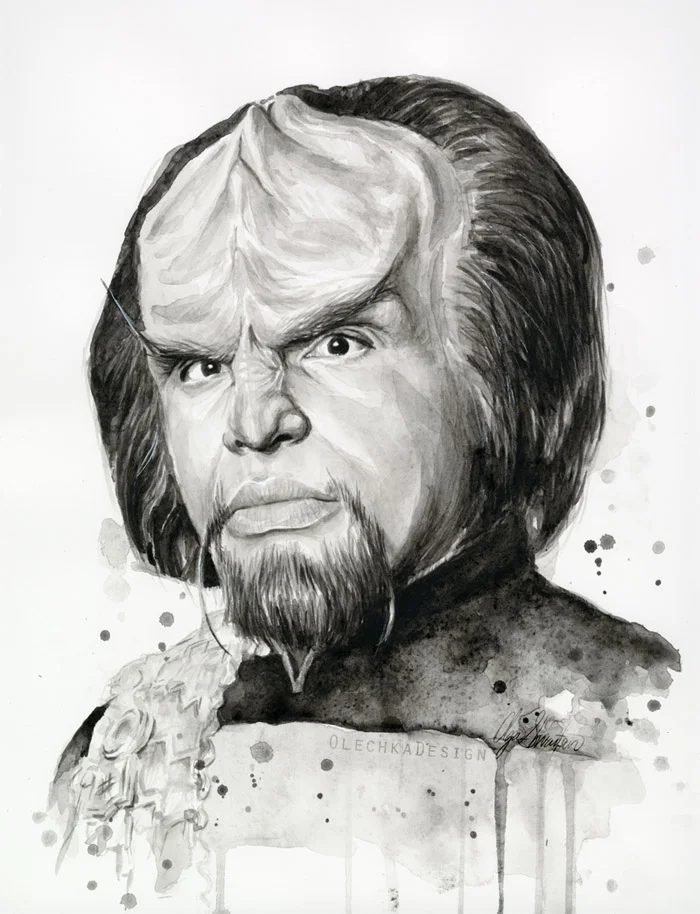 worf watercolor