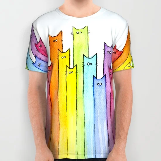 Rainbow of Cats Shirt