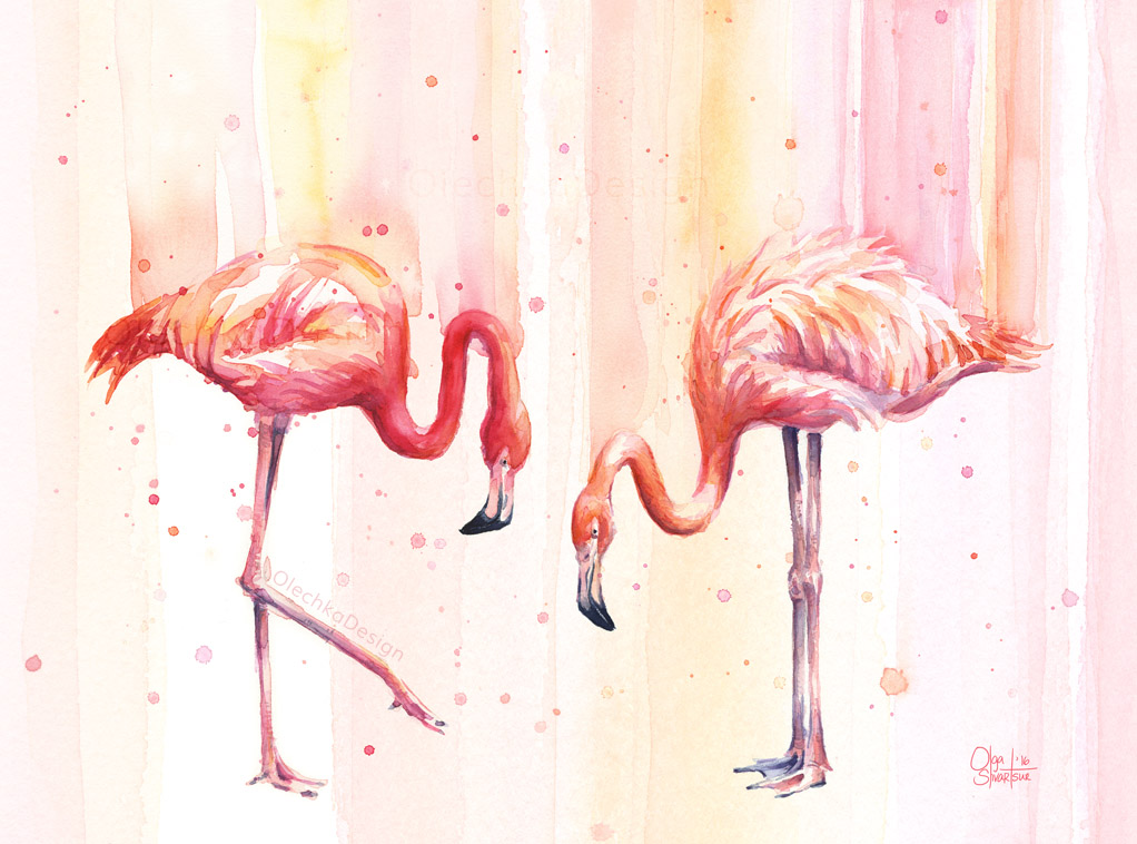 Flamingos-two-Pink-Flamingo-Rain-watercolor-OlechkaDesign.jpg