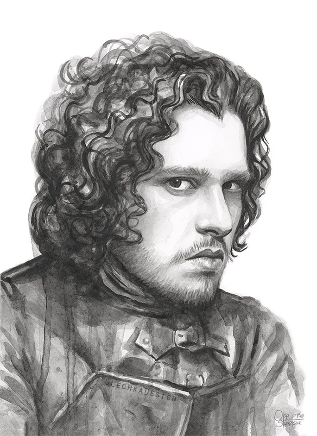 Jon Snow portrait