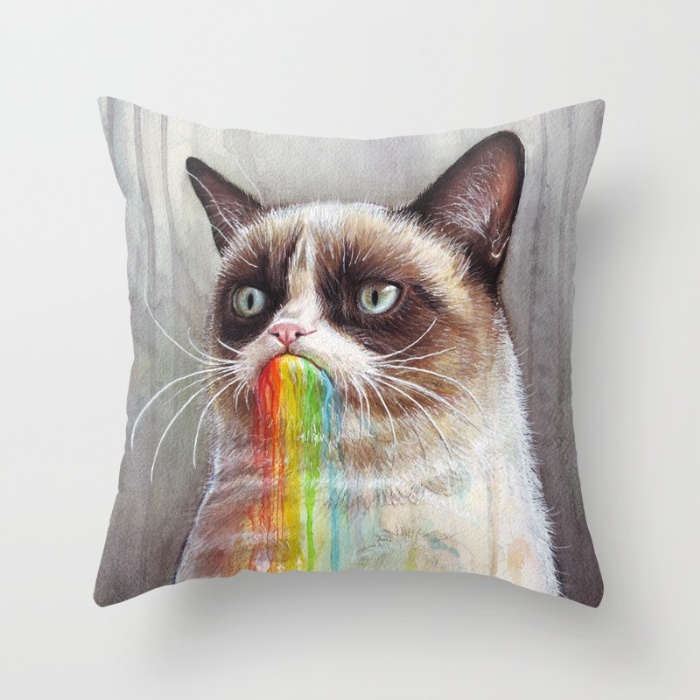 grumpy cat pillow