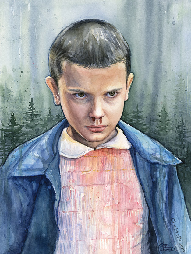 Olechka Design-Blog-Stranger Things Fan Art