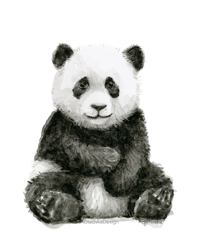 baby animal watercolor prints