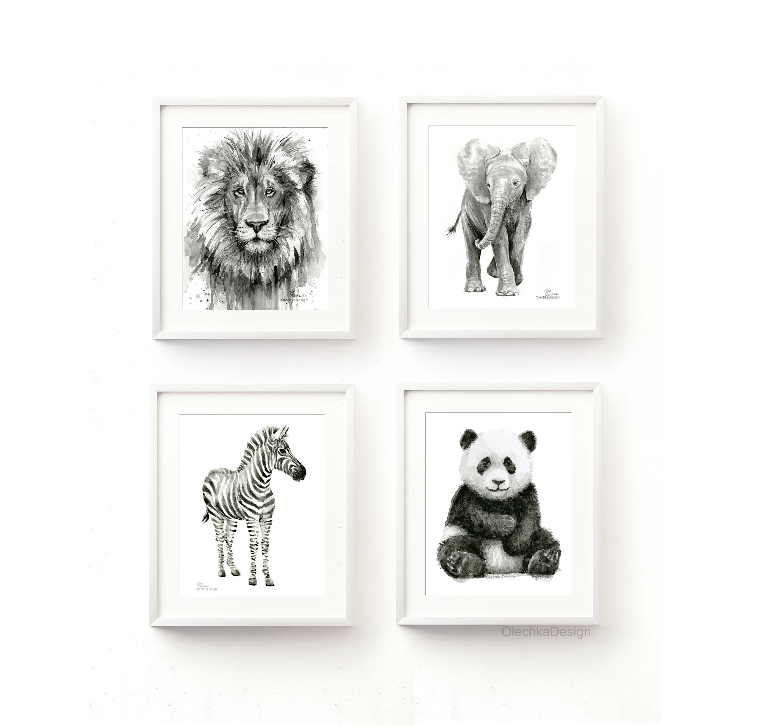 safari animal prints nursery