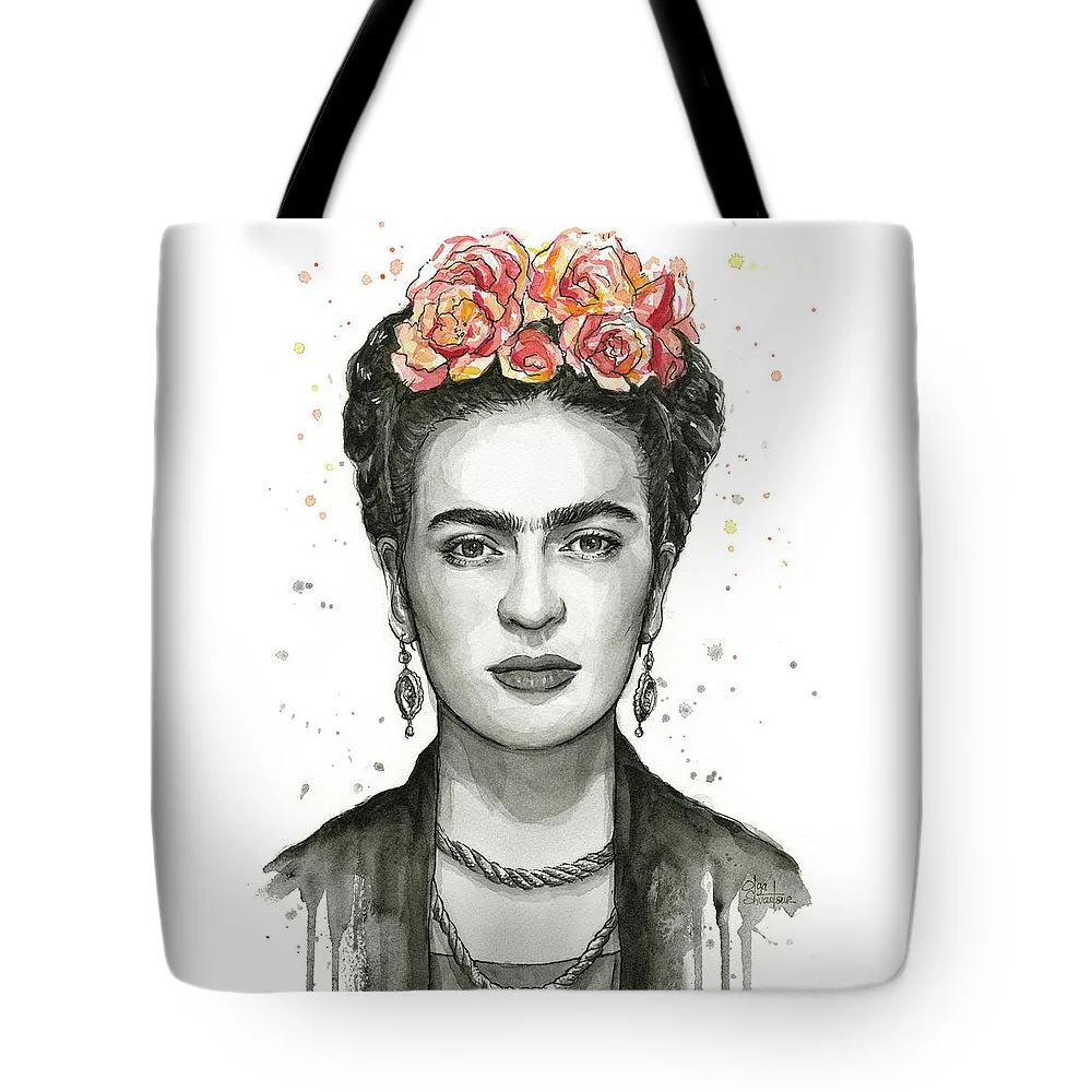 frida kahlo portrait bag