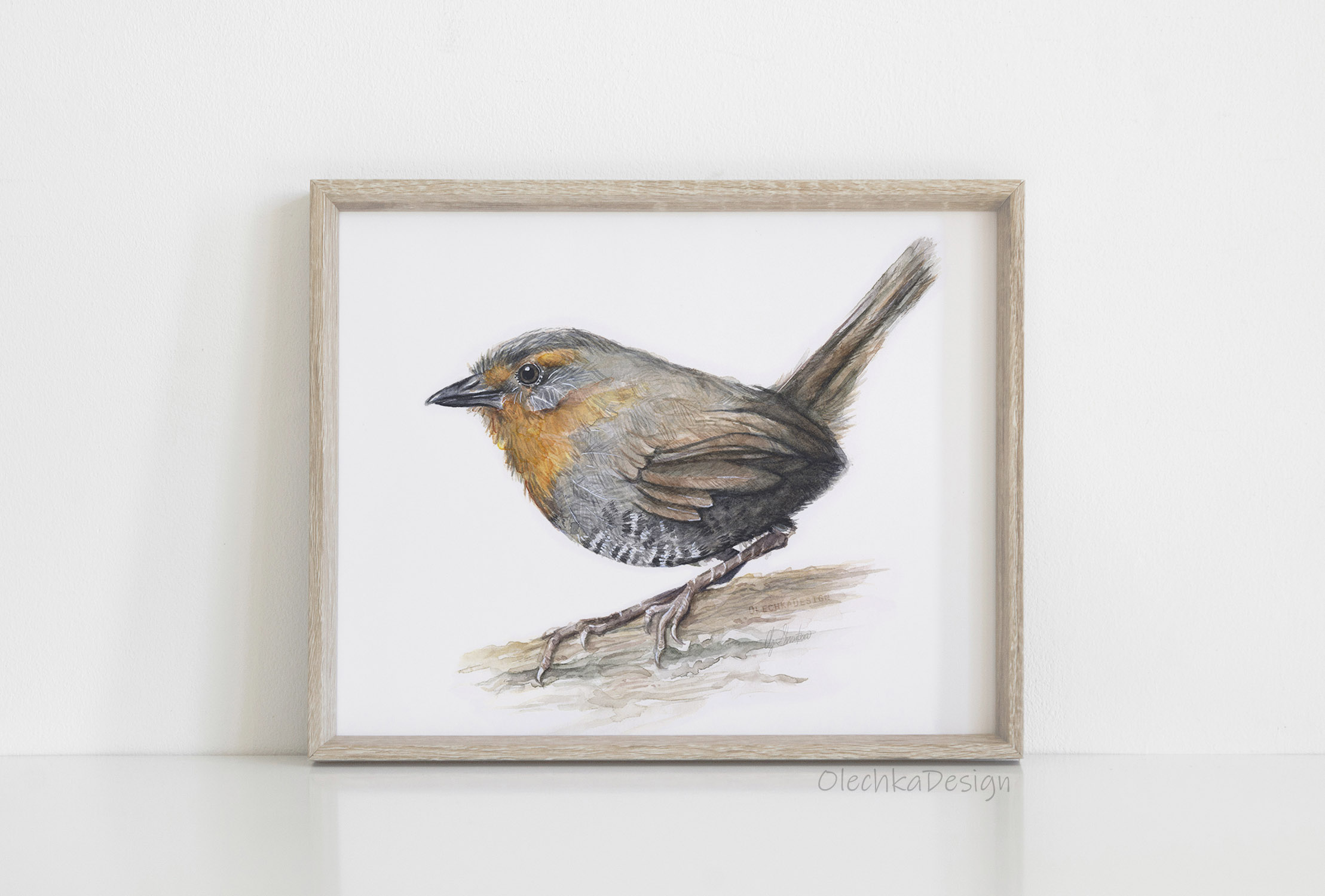 little bird art print