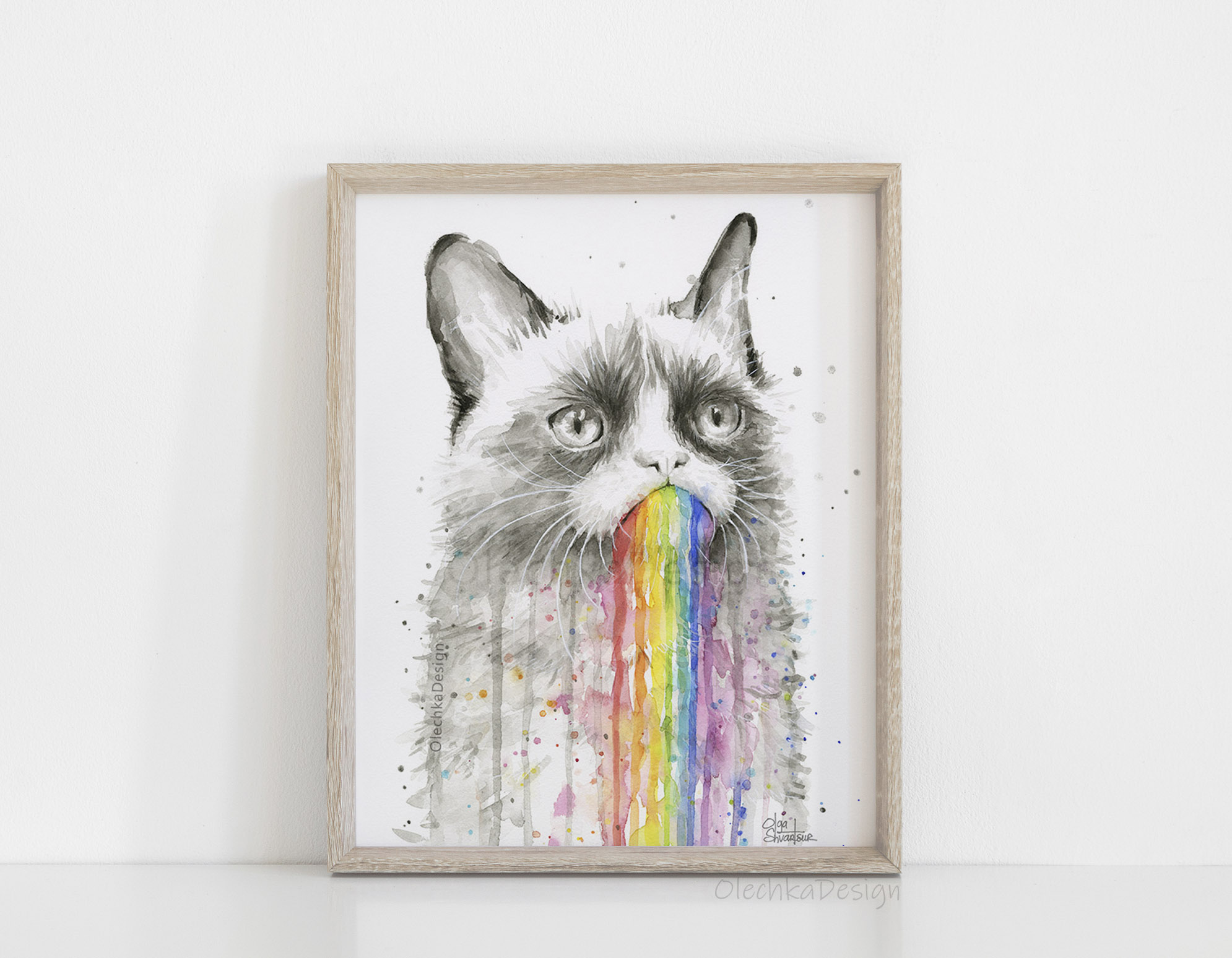 grumpy cat rainbow