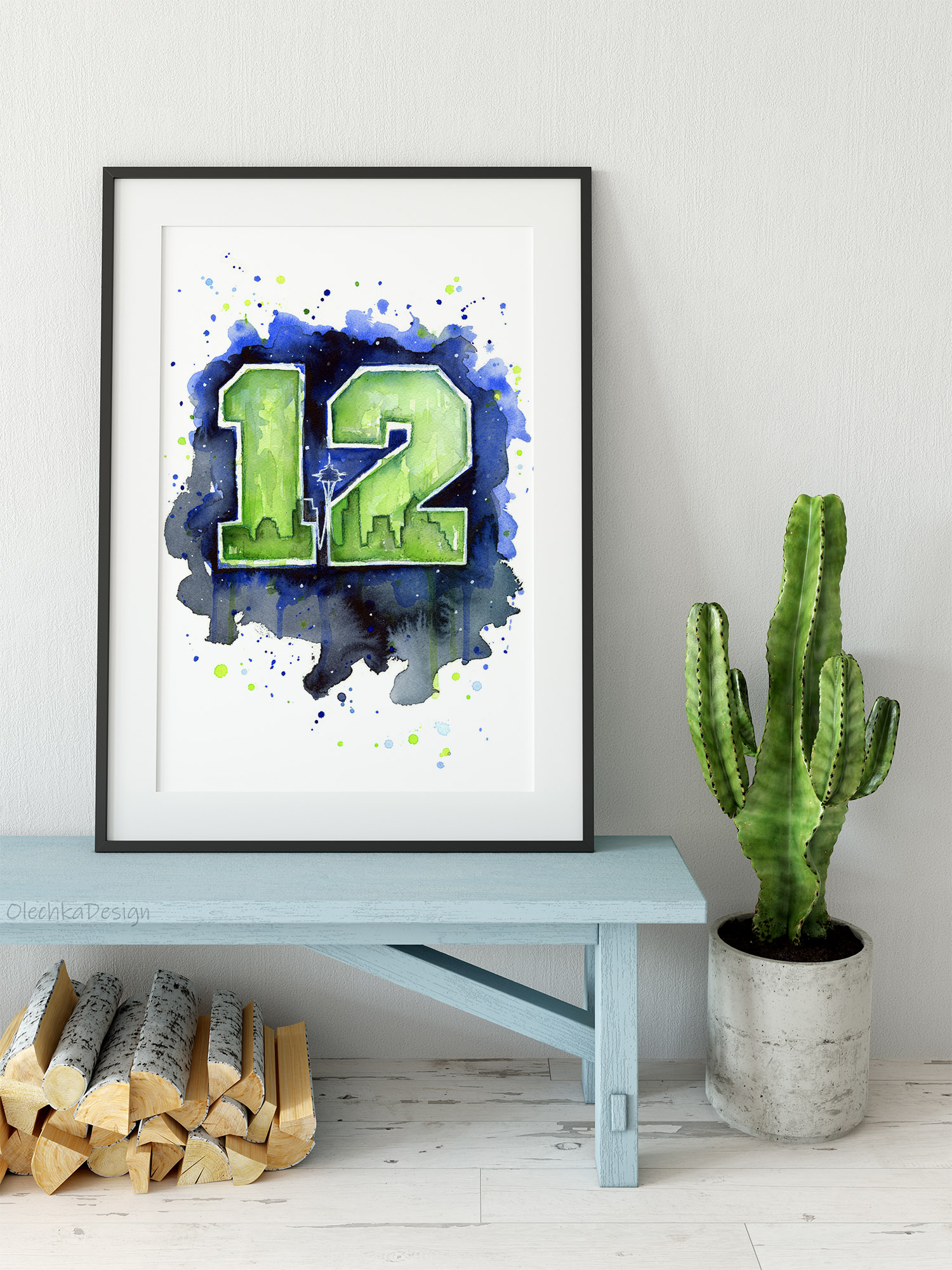 seattle 12th man wall art