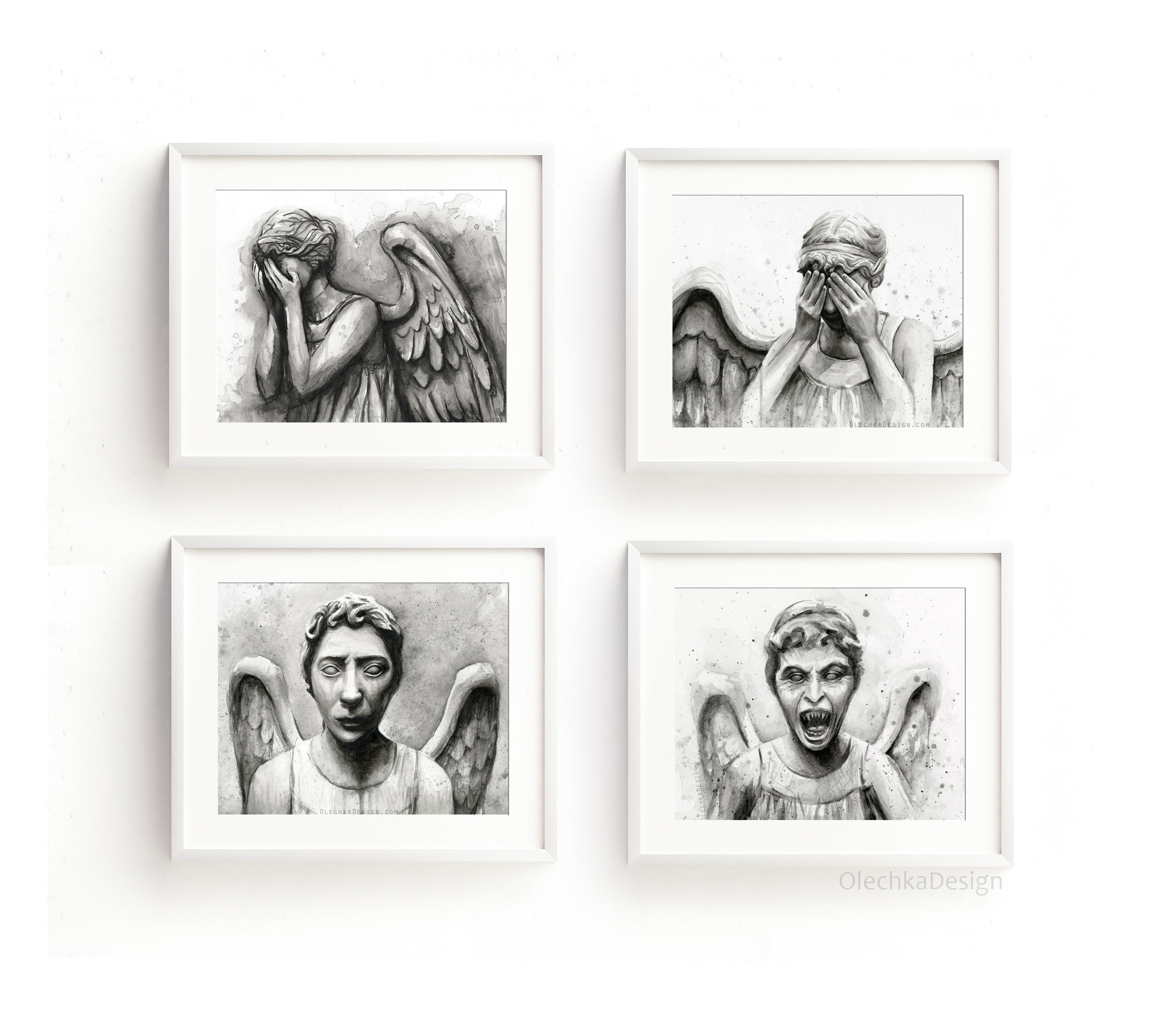 weeping angels art