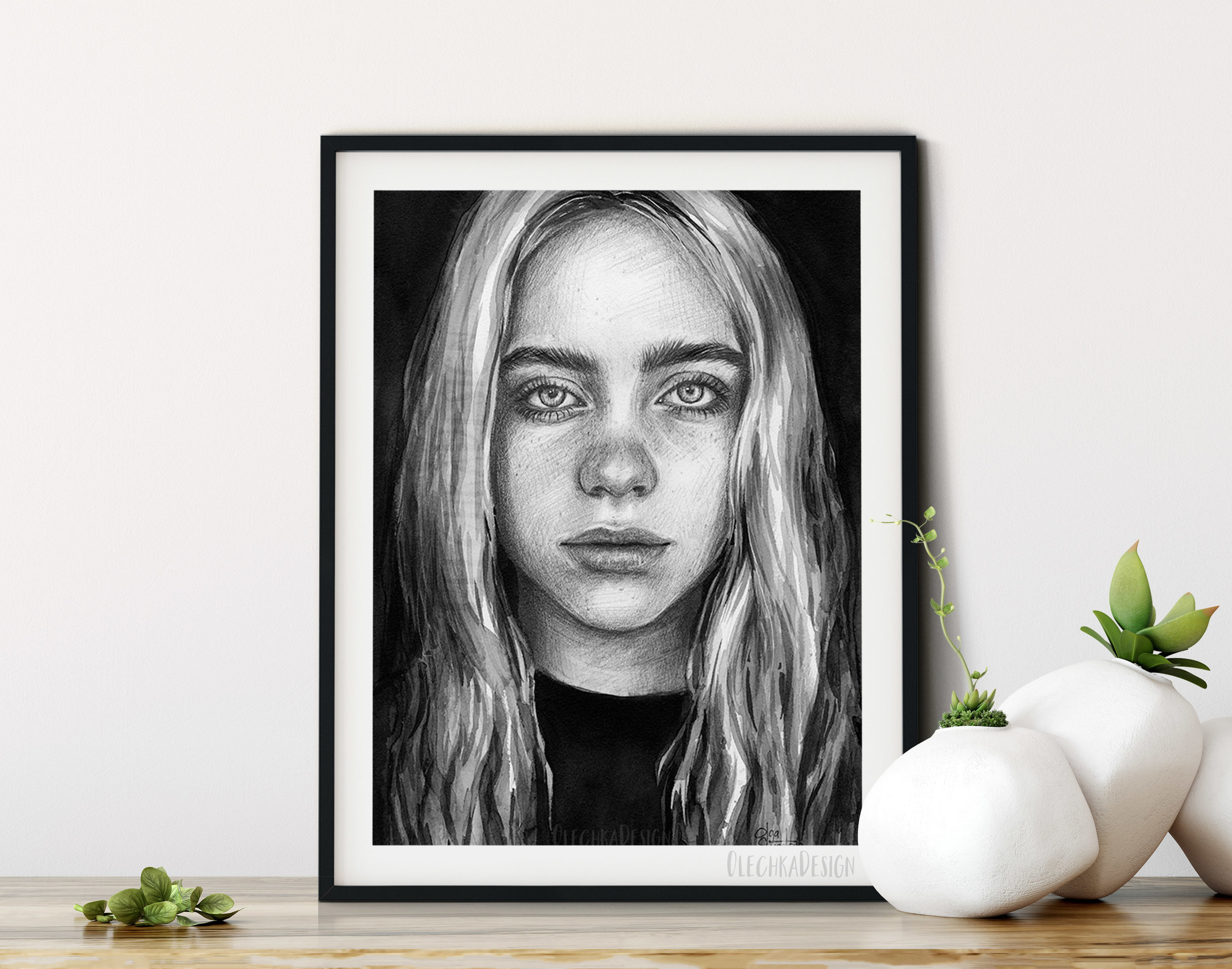 billie eilish art print