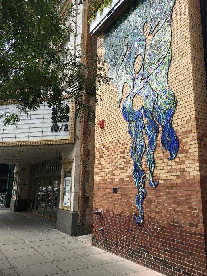 Vertical Garden Mosaic Mural