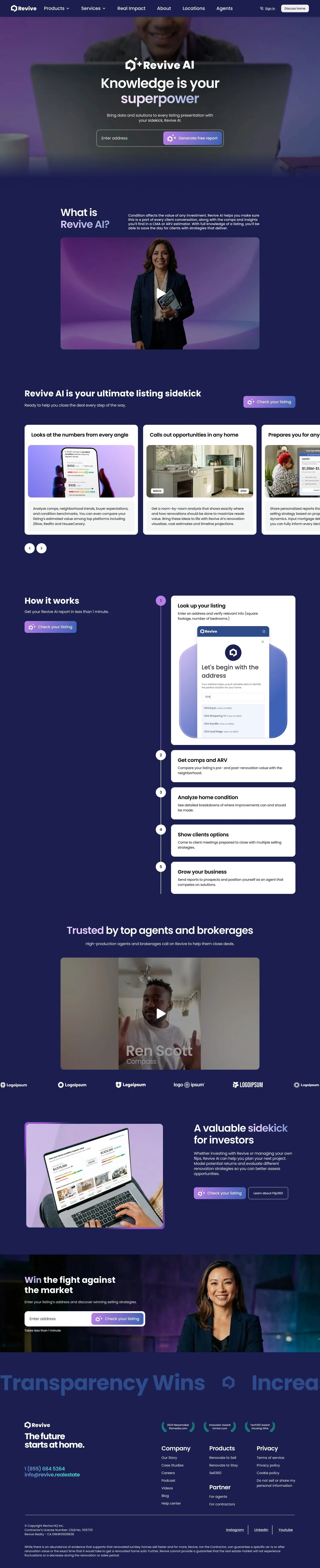 revive.realestate · Revive AI