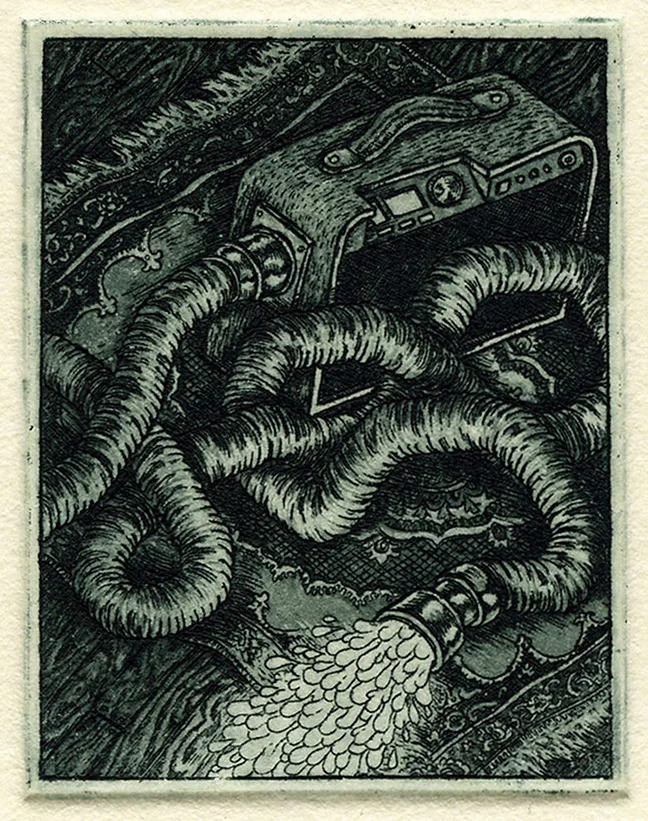 Golem frontispiece, 2½” x 2”