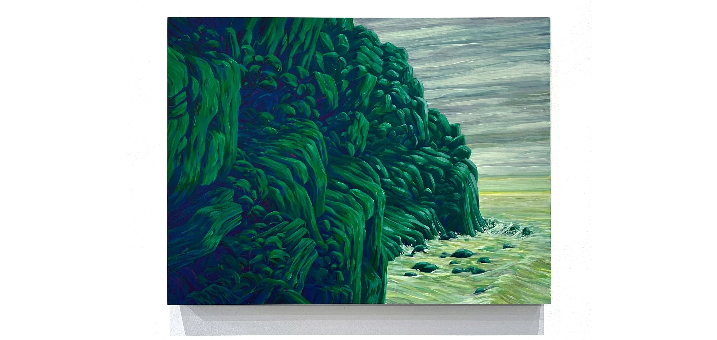 A Moral Fusion 18” x 24”, acrylic on panel, 2025