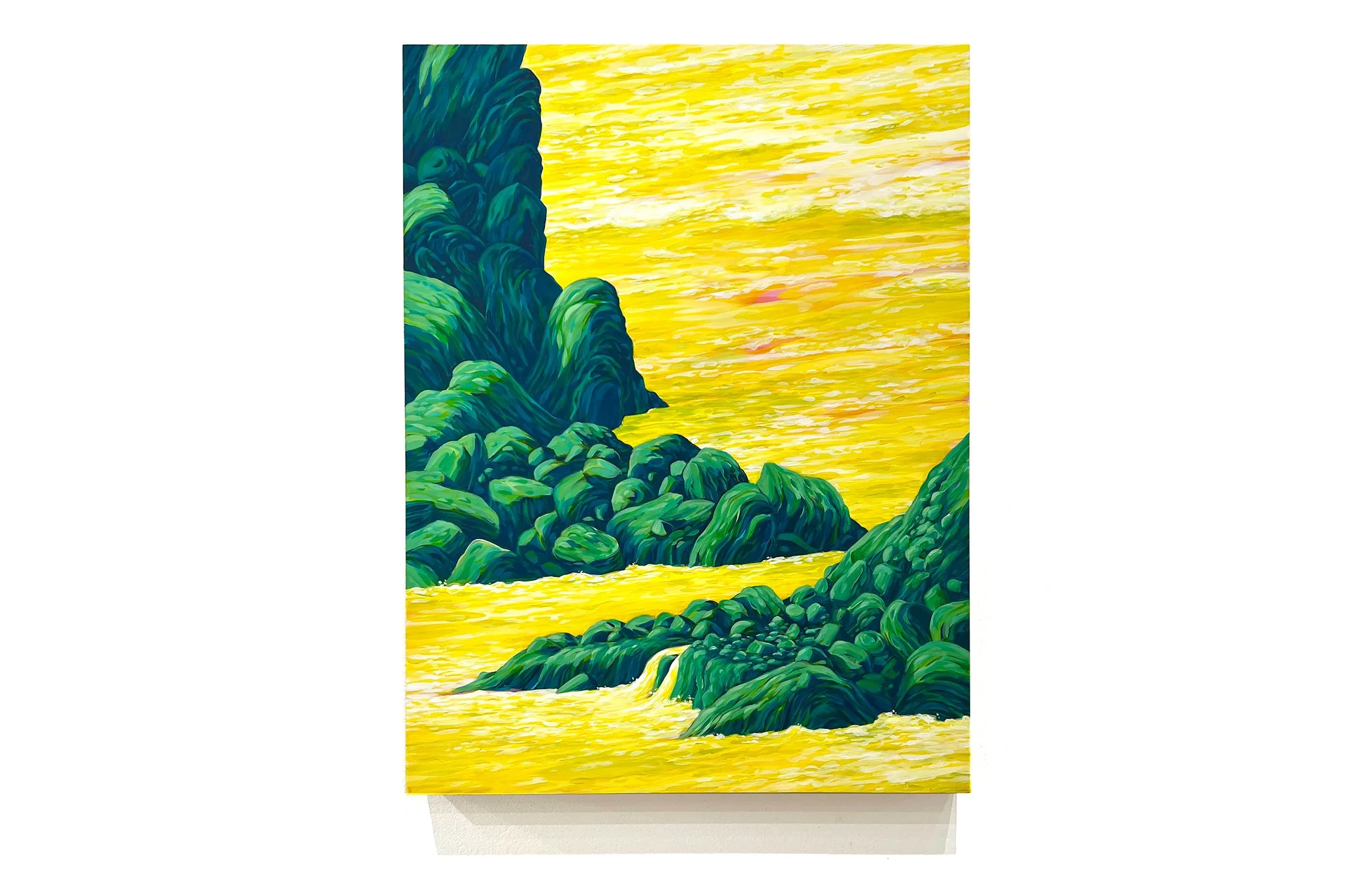 Very Impressive Defense Mechanisms ( Shutter Island , 00:16:10) 24” x 18”, acrylic on panel, 2025