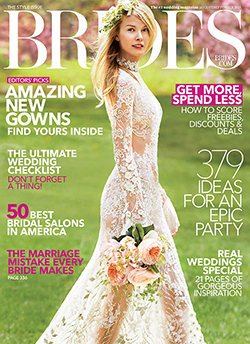 Brides magazine, July/August 2015