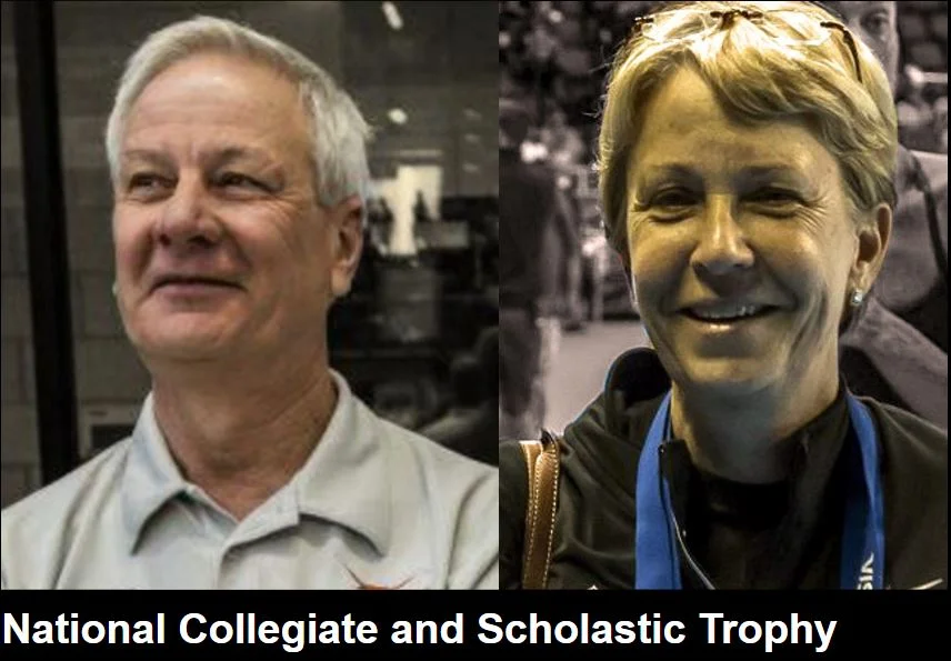 Teeter, Kubik Awarded National Collegiate and Scholastic Trophy