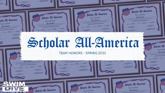 CSCAA Announces Spring 2022 Scholar All-America Teams