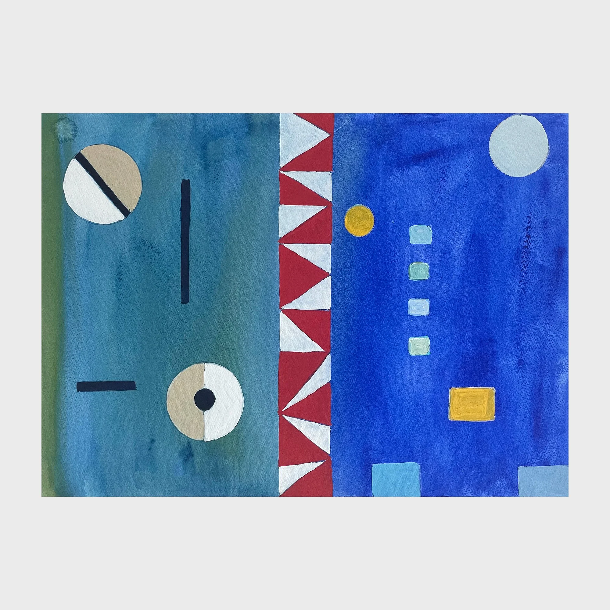 February 2, 2025, watercolor on paper, 16 x 20 in