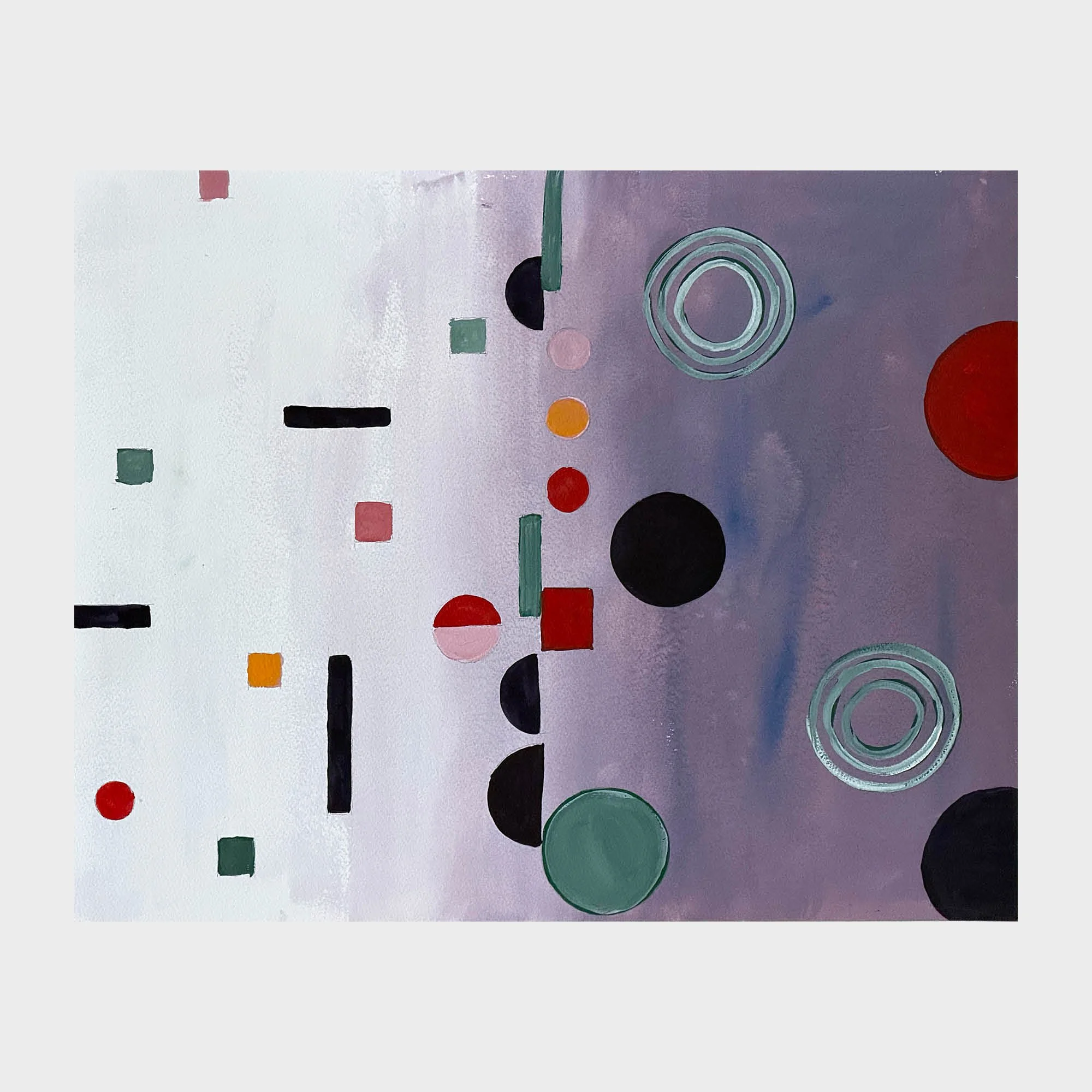  December 3, 2025, watercolor on paper, 16 x 20 in 