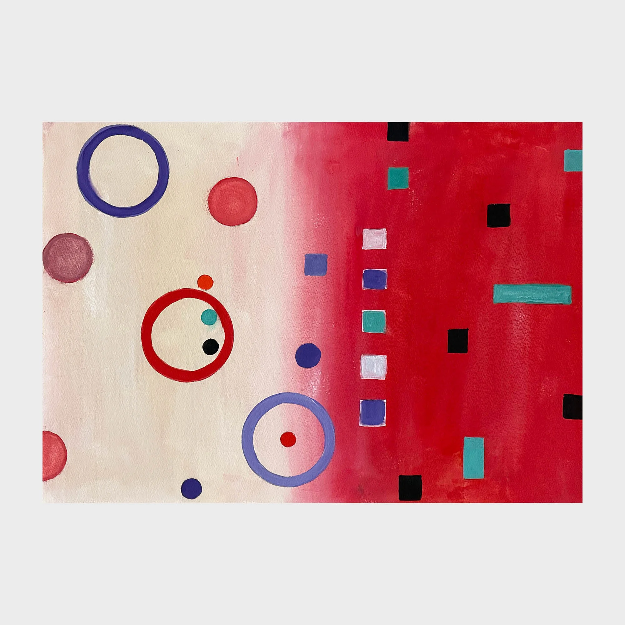  March 3, 2026, watercolor on paper, 14 x 20 in 