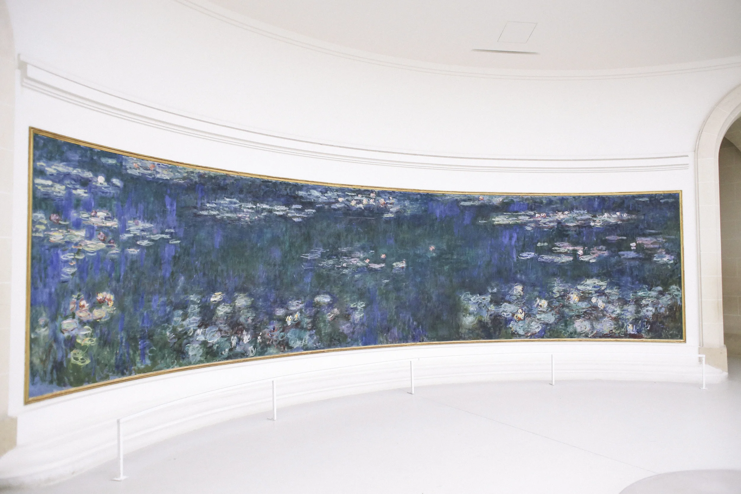 Inside the Musee de l'Orangerie