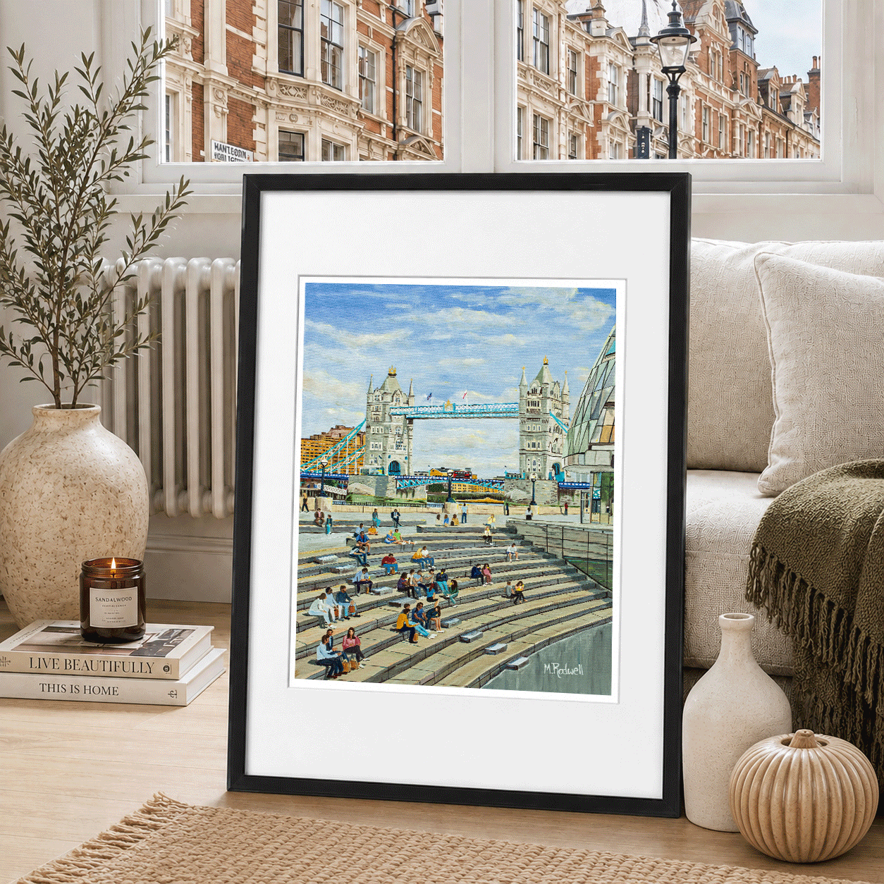 Tower Bridge Print Painted by Magnus Rodwell