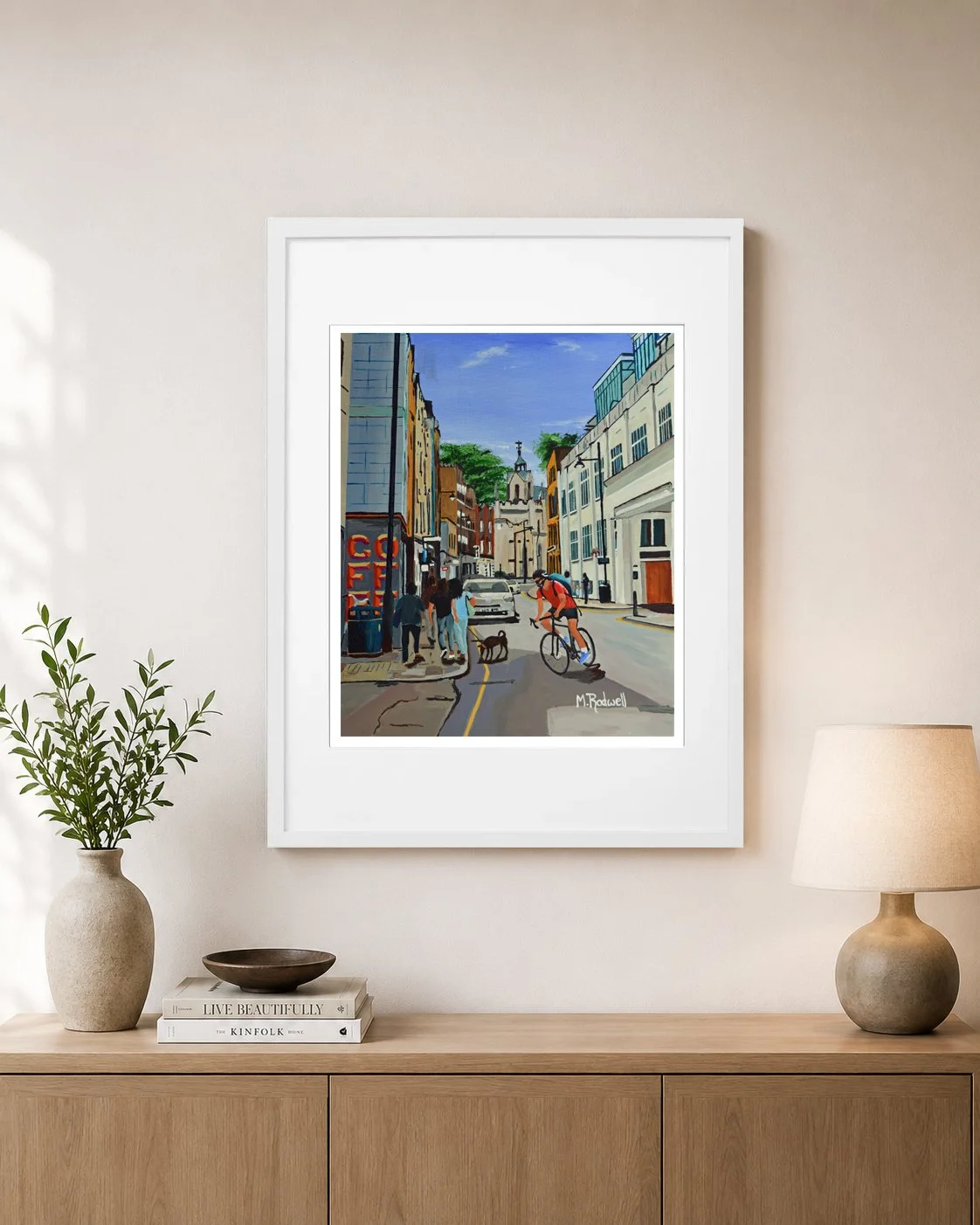 Bermondsey Street Cyclist Print.jpg