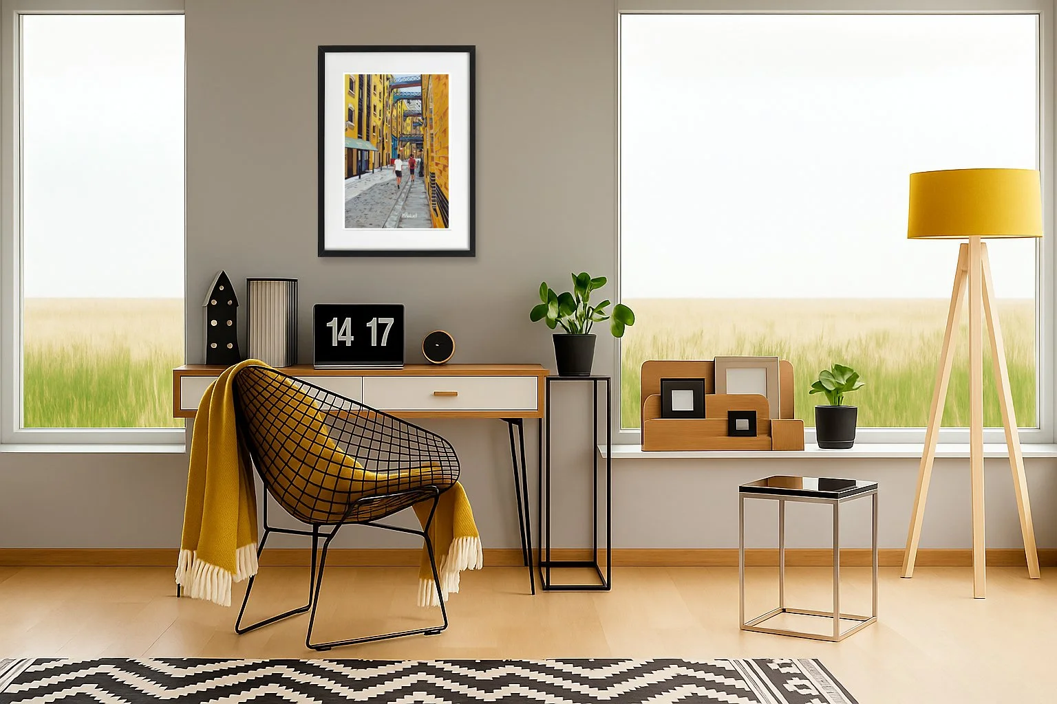 Shad Thames London Print Framed.  Home Interior Ideas