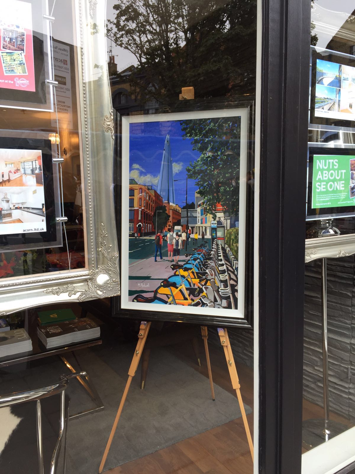 The Shard Painting | Acorn Estate Agents | Artist | M.Rodwell