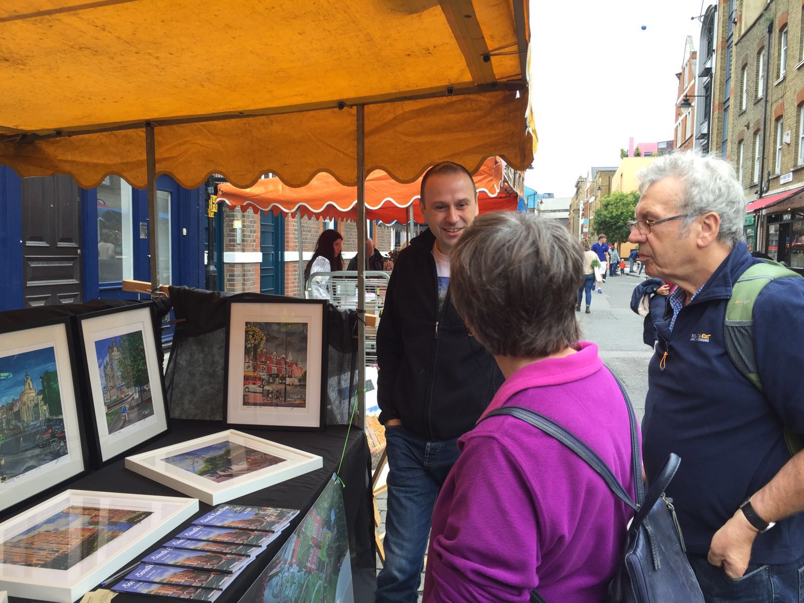 Bermondsey Festival 2016 | Artist stall | M.Rodwell