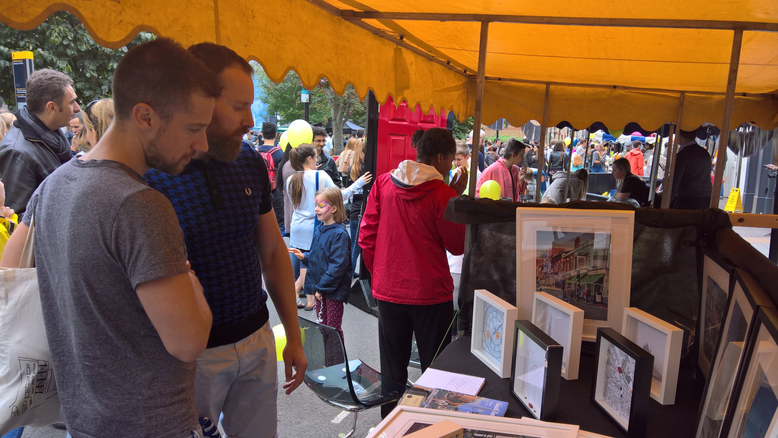 Artist Stall | Bermondsey Festival | M.Rodwell