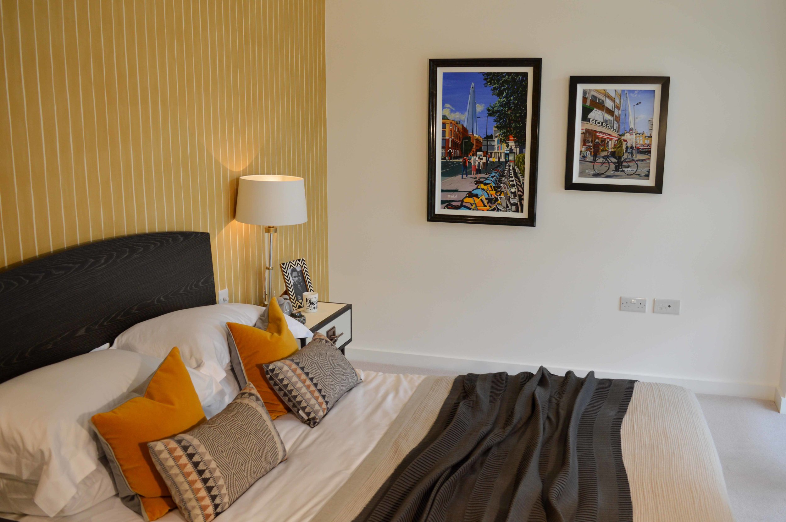 Beautiful Bedroom | Shard and Borough Paintings