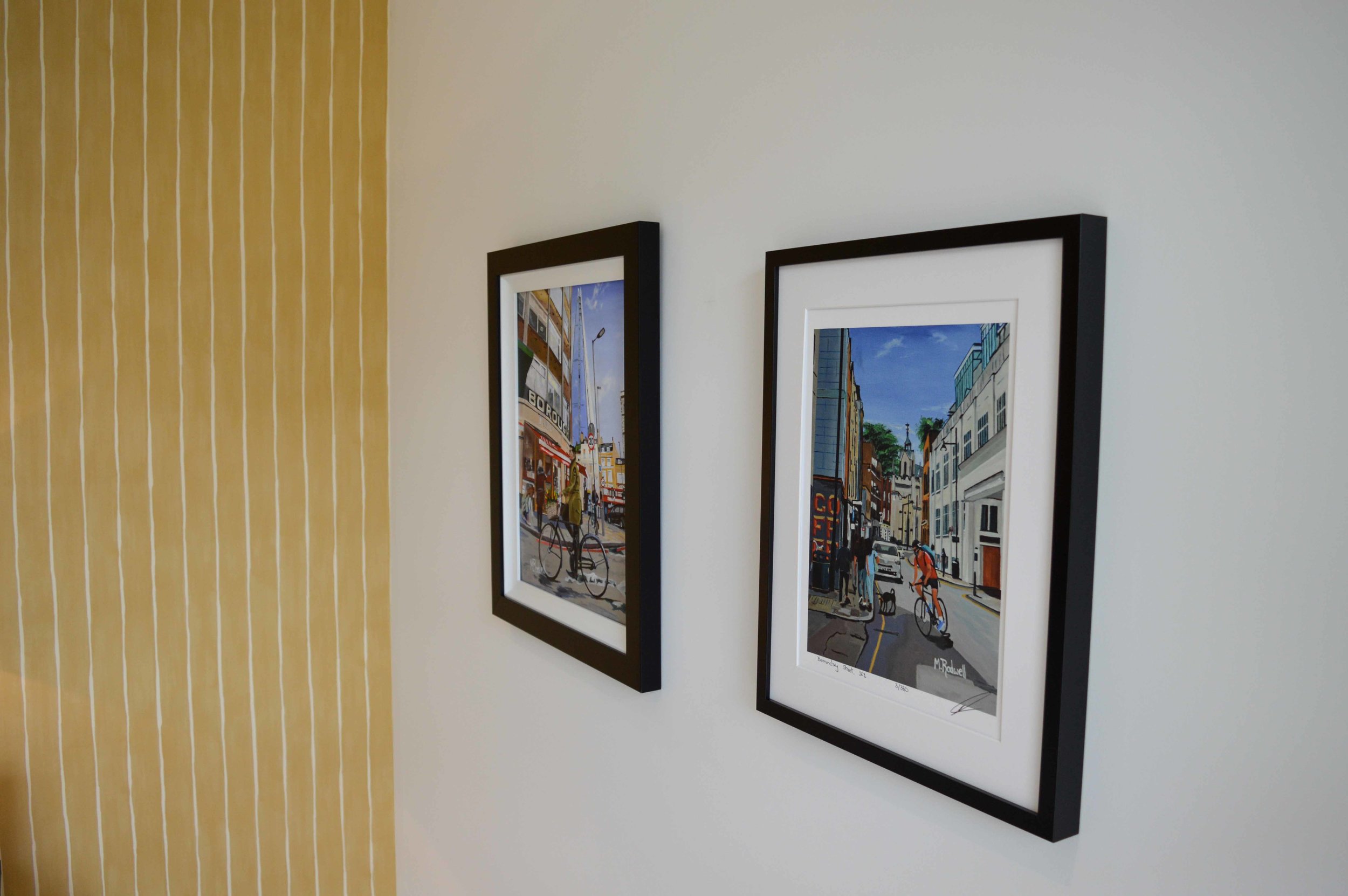 Yellow Feature Wall | Borough | Bermondsey Paintings