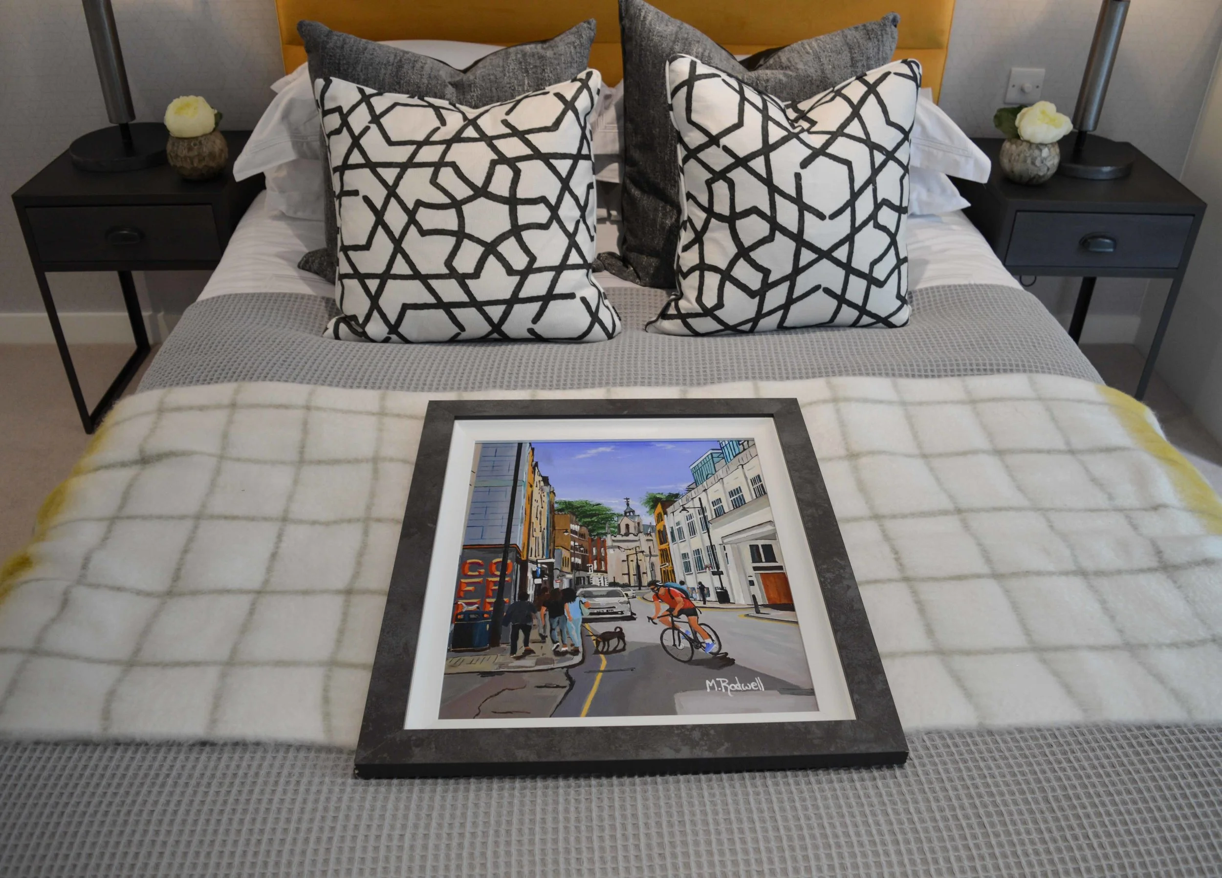 Bedding | Bermondsey Cyclist Painting