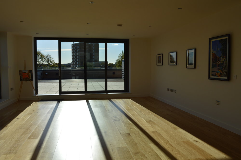 Penthouse living room | Alwen Court Bermondsey