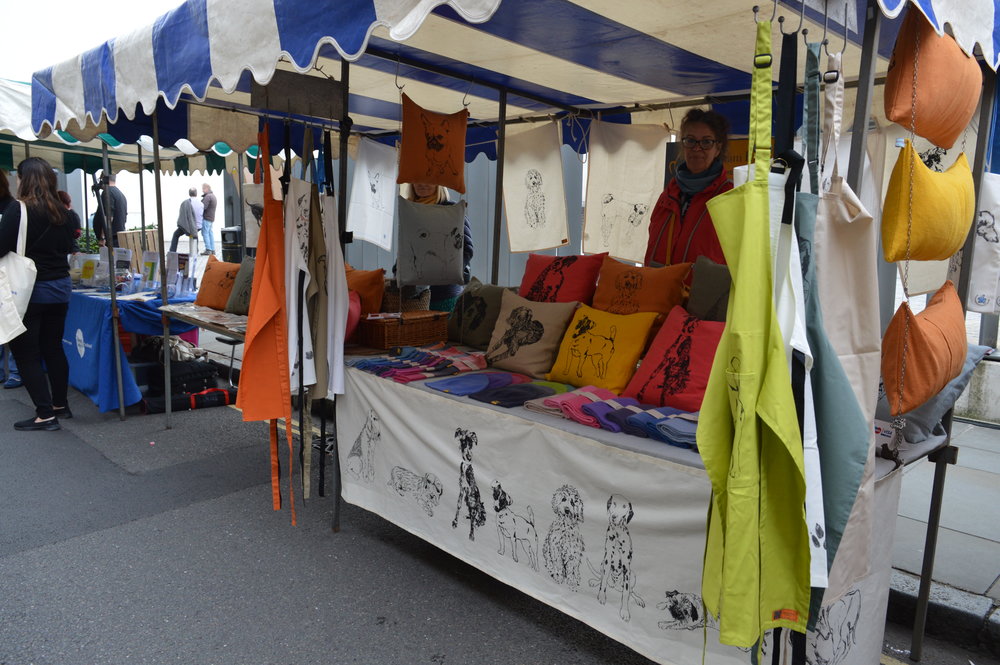 pet fabric stallholder, bermondsey festival
