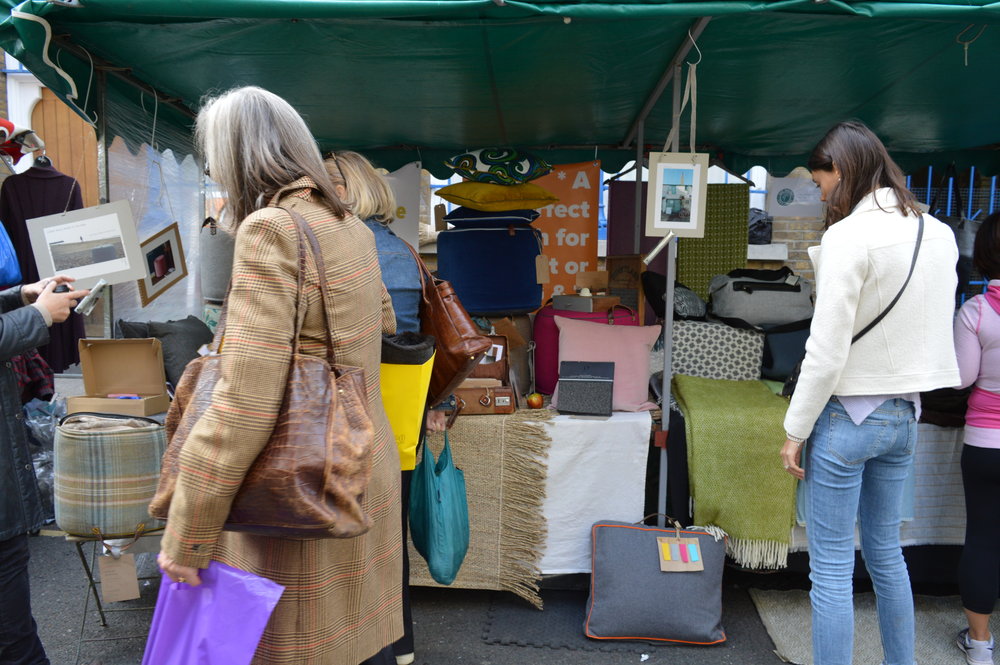 Fabric stall holder | Bermondsey Festival