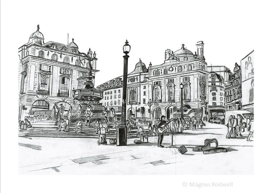 Piccadilly Circus - Greeting Card
