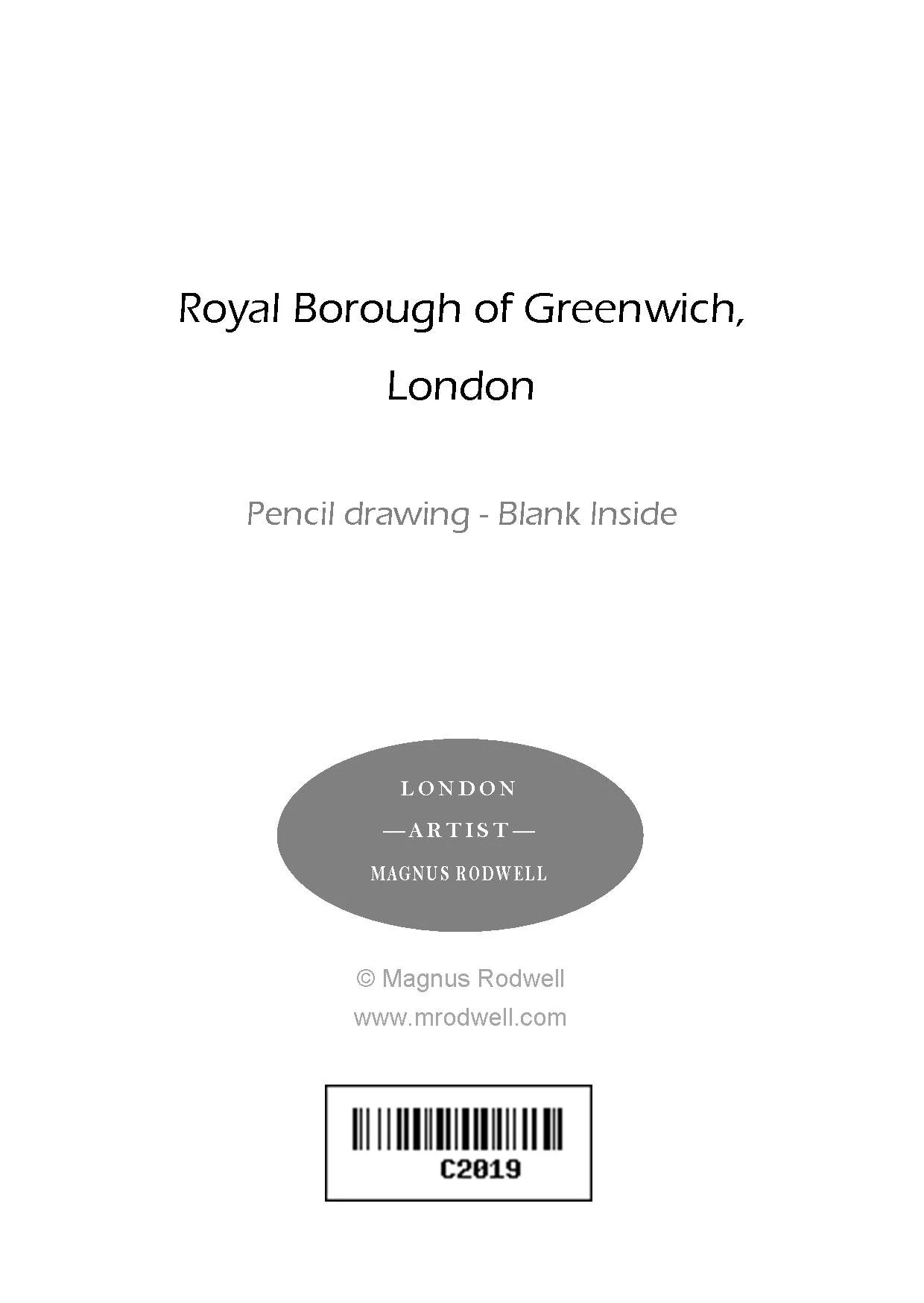 Royal Acadey Of Arts Anthony Whishaw Isty Orning, Blank Greeting