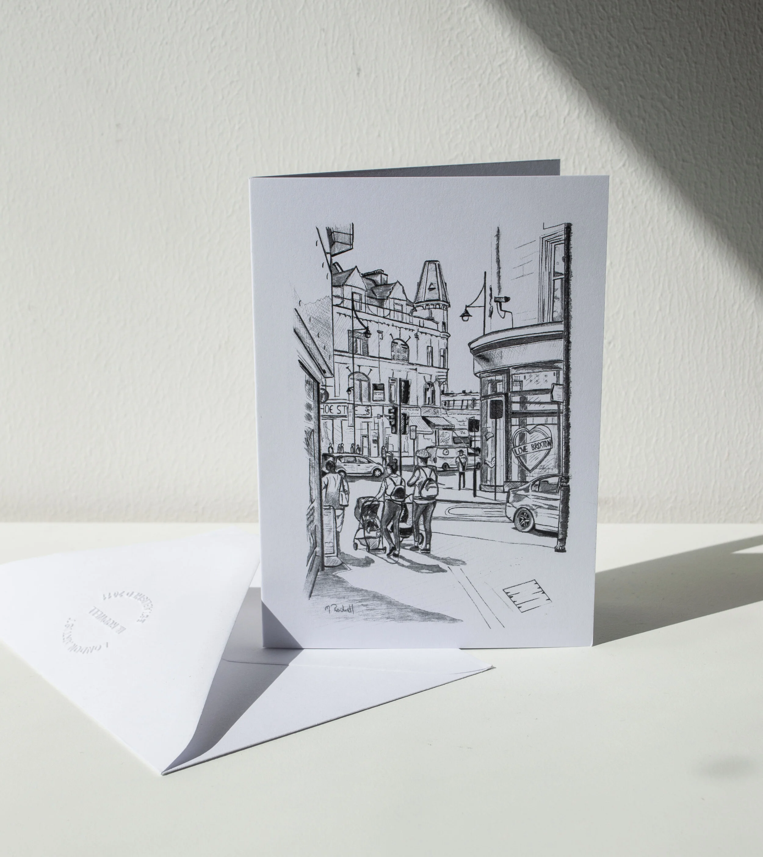 Brixton, London Greeting Cards LONDON ARTIST M.RODWELL