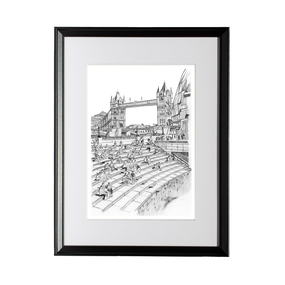 tower bridge amphitheatre illustration by m.rodwel / the scoop