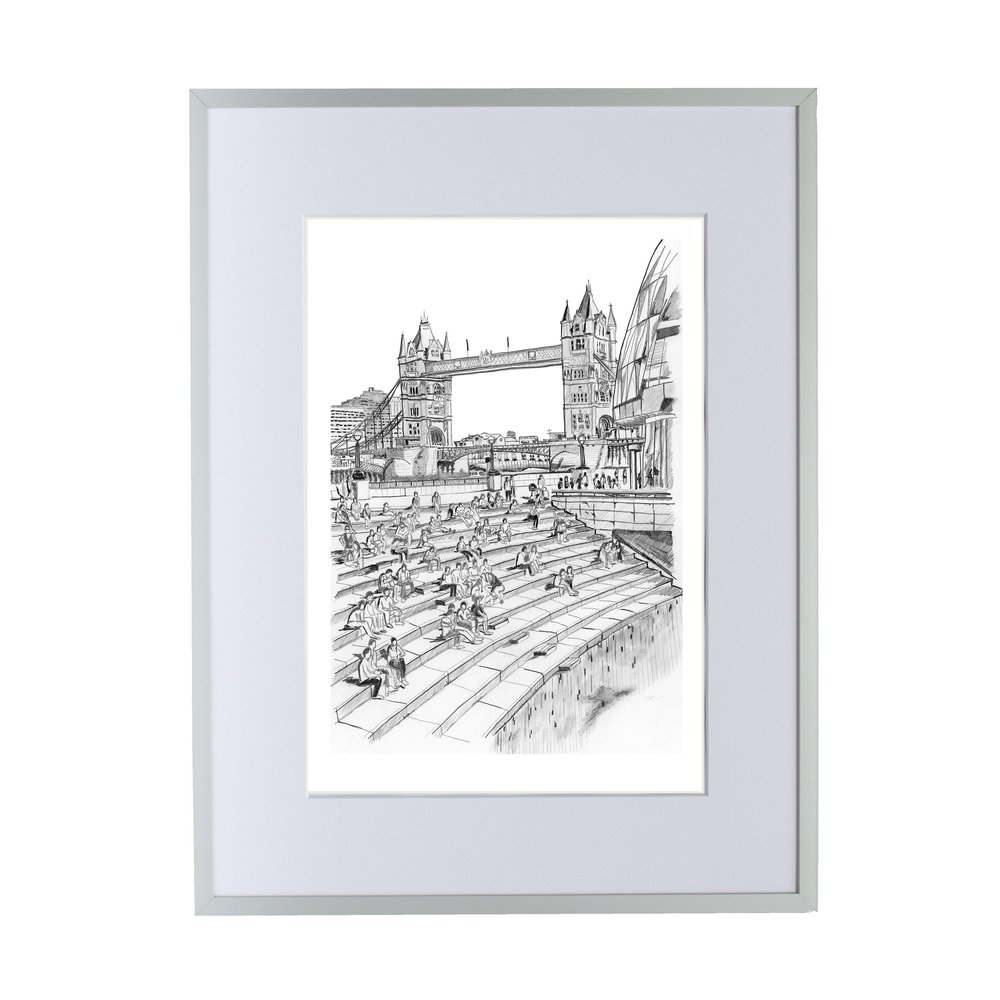 tower bridge drawing for sale by m.rodwell