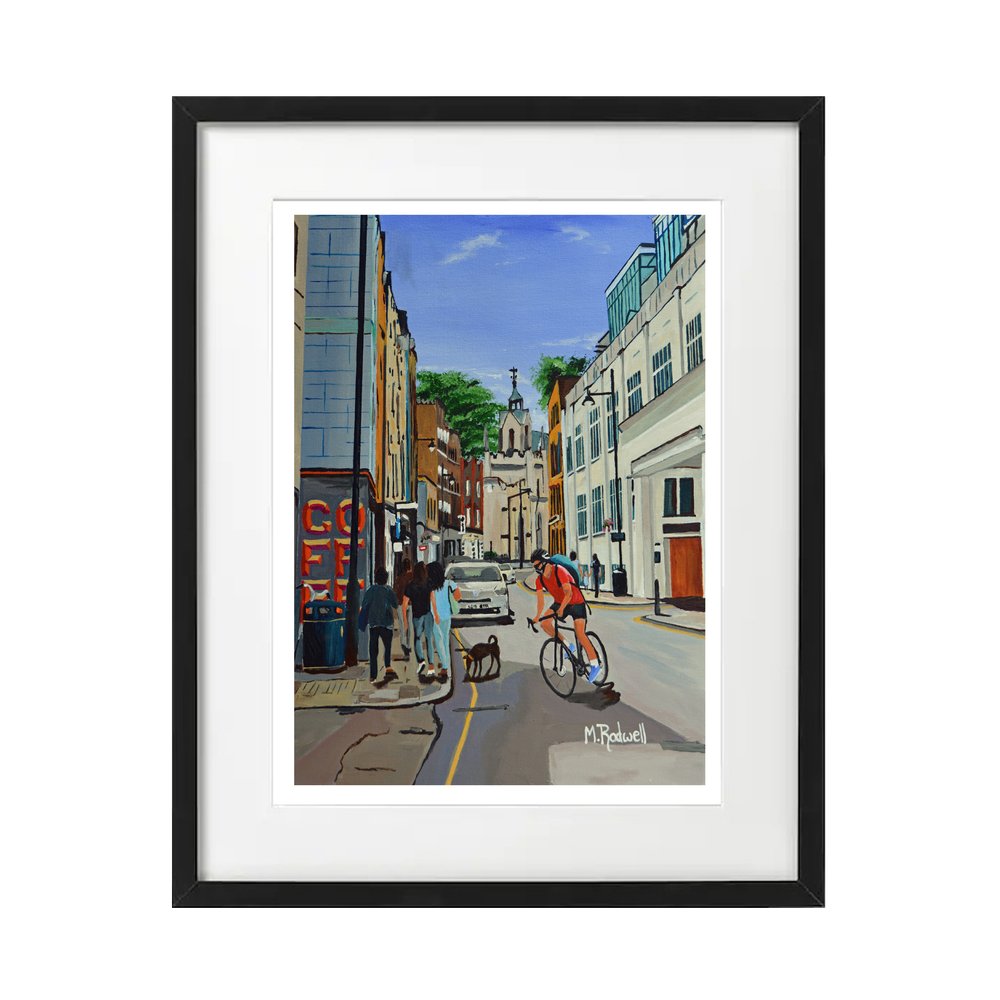 Bermondsey Street Print Black frame