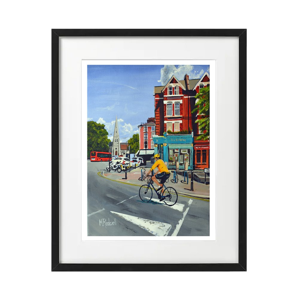 Blackheath, Tranquil Vale - Cyclist | London Painting