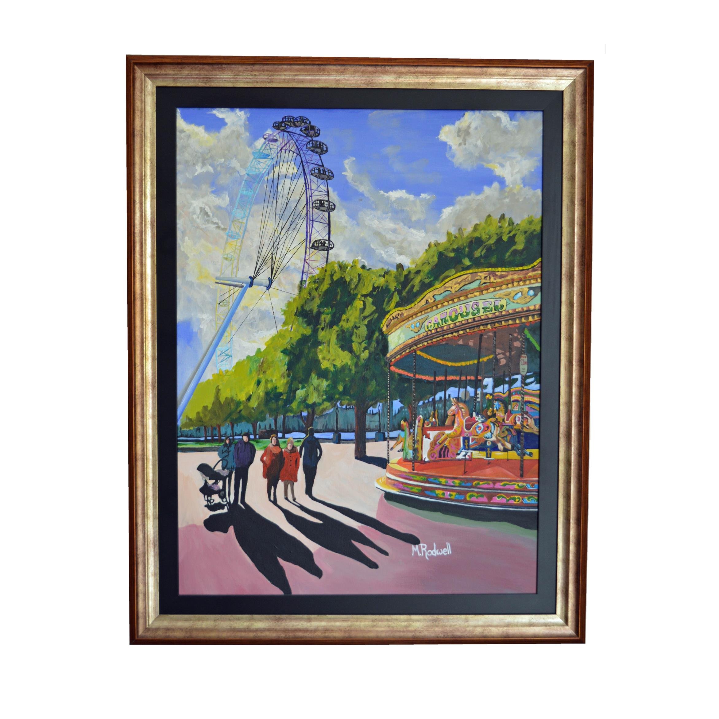 London Eye Canvas Painting for Sale