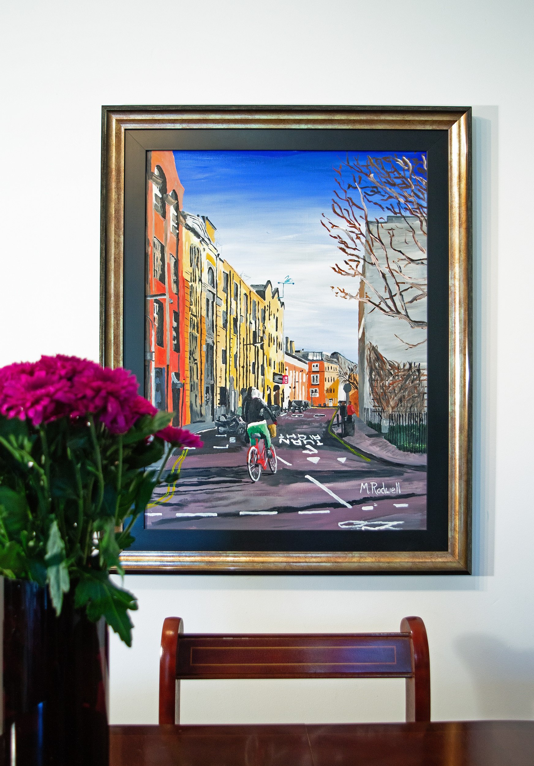 TANNER STREET PAINTING BY DINING TABLE M.RODWELL.jpg
